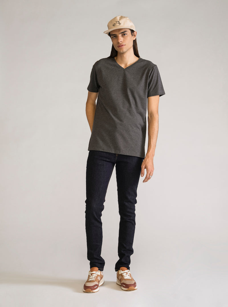 Everyday T-Shirt V, Gris Obscuro