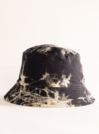 Stylish Reversible Tie Dye Bucket Hat, Crema