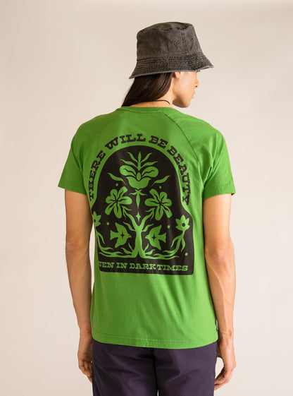 Reflective Beauty Regular T-Shirt, Verde Claro