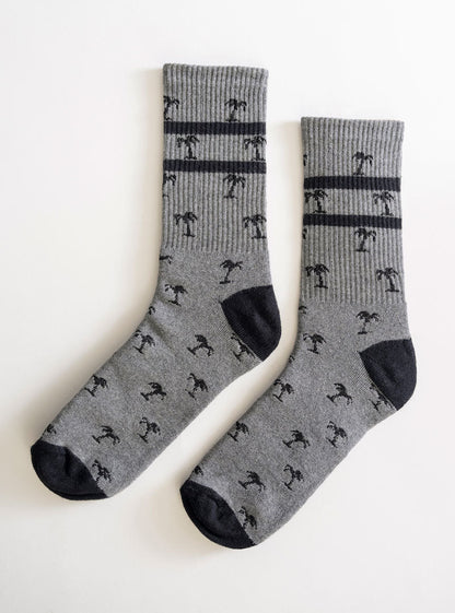 All In A Moment Socks, Gris Obscuro