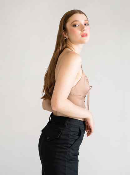 Hearter Bustier, Beige