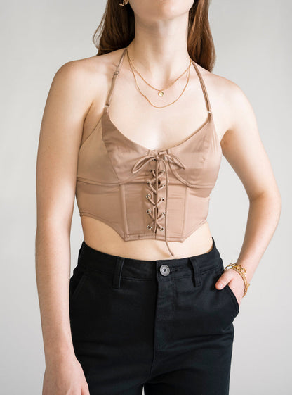 Hearter Bustier, Beige