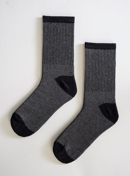 Basic Socks, Gris Obscuro