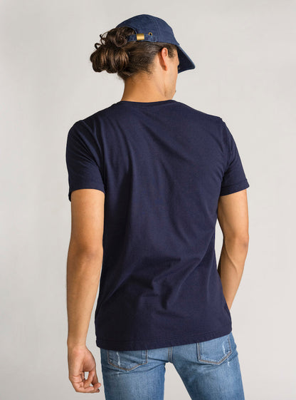 Everyday T-Shirt V, Azul Marino