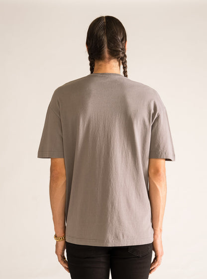 Simple But Effective Oversize T-shirt, Gris Claro