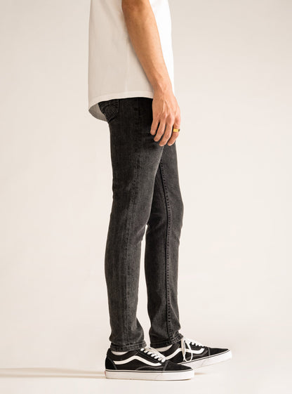 Dark Thoughts Skinny Jeans, Gris Obscuro