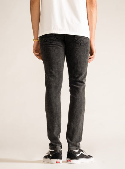 Dark Thoughts Skinny Jeans, Gris Obscuro