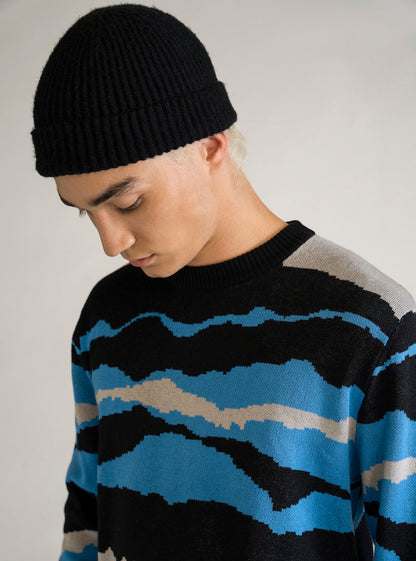 Desert horizon Sweater, Azul Claro