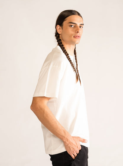 Groupie Love Short Sleeve Drop T-Shirt, Crudo