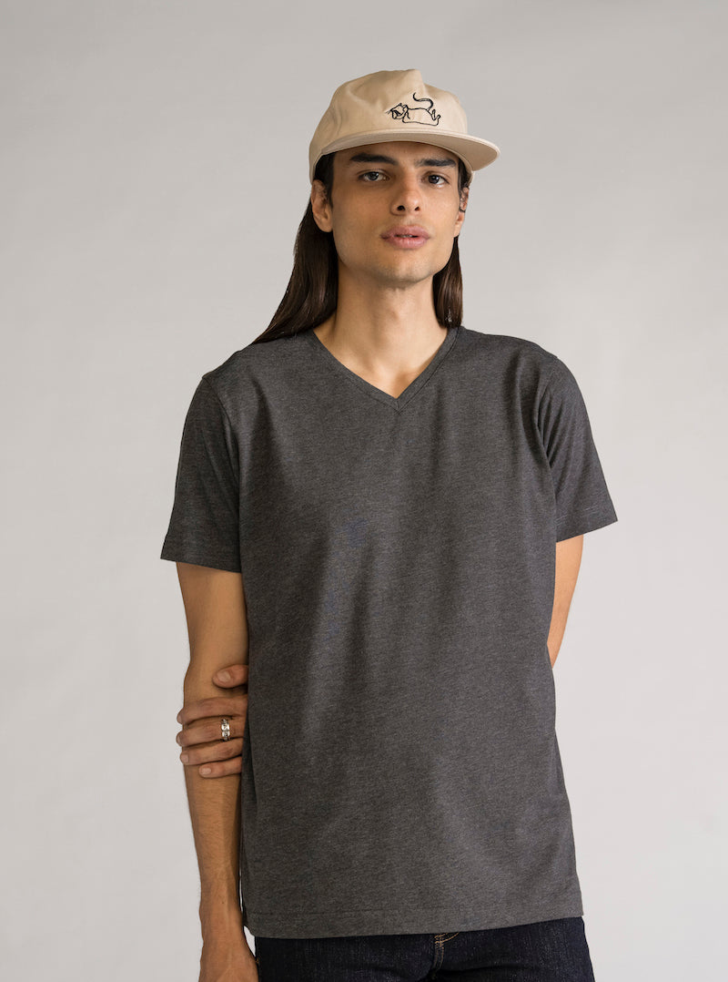 Everyday T-Shirt V, Gris Obscuro