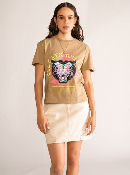 Hell Cats T-Shirt, Cafe Claro