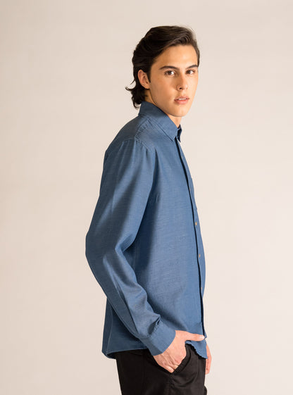 Alibi Long Sleeve Shirt, Azul Claro