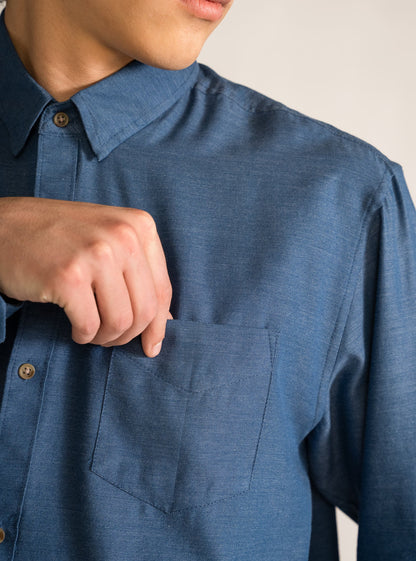 Alibi Long Sleeve Shirt, Azul Claro