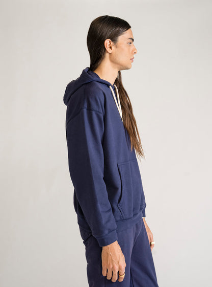 Basic Hoodie, Azul Obscuro