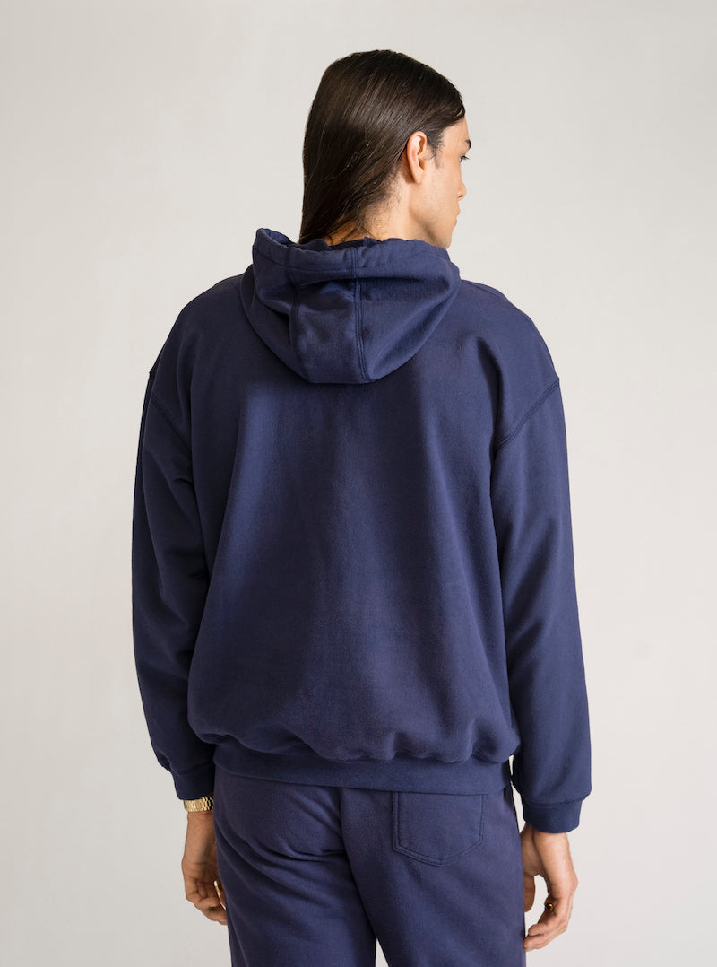 Basic Hoodie, Azul Obscuro