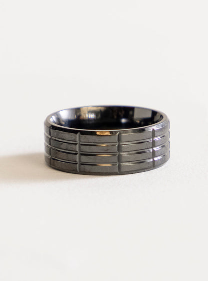 Hand Maze Ring, Negro