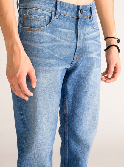 Eckman Regular Jeans, Azul Claro