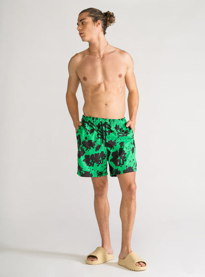 Summer Loving Swimming Shorts, Verde Claro