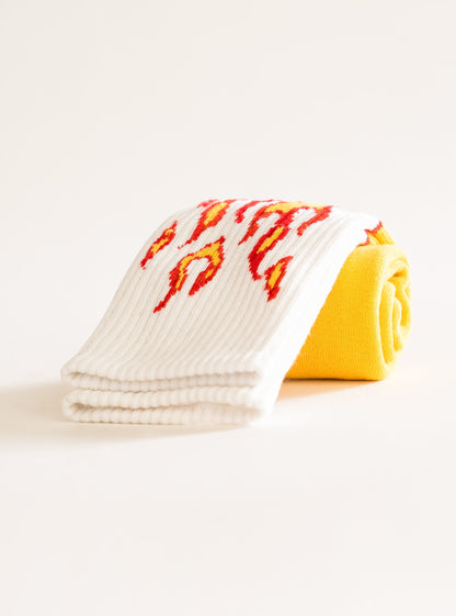 Future Self Socks, Amarillo Claro