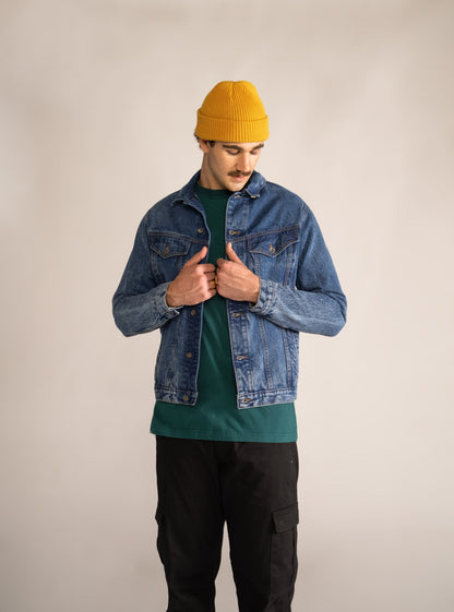 Limited Denim Jacket, Azul Claro