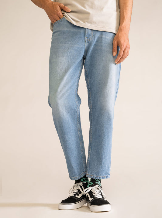 Over Time Balloon Jeans, Celeste