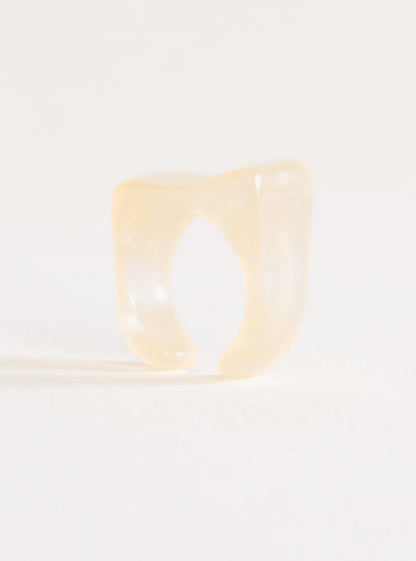 Atmospheric Glows Ring, Amarillo Claro