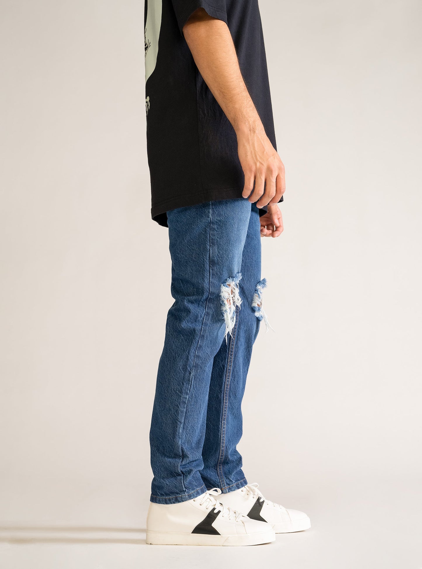 As The Saying Goes Slim Fit Jeans, Azul Claro