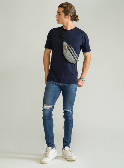 Back To Basics T-Shirt, Azul Marino