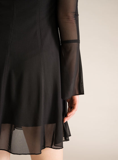 Witchy Girl Dress, Negro