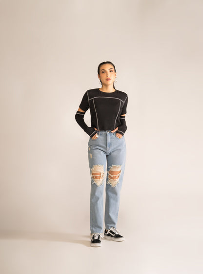 Lesser Mom Jeans, Celeste