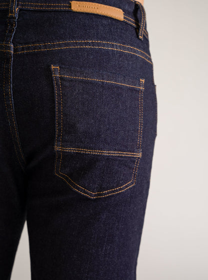 Main Character Slim Fit Jeans, Azul Obscuro