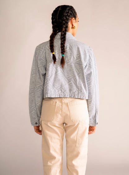 Time Enough at Last Cropped Jacket, Celeste
