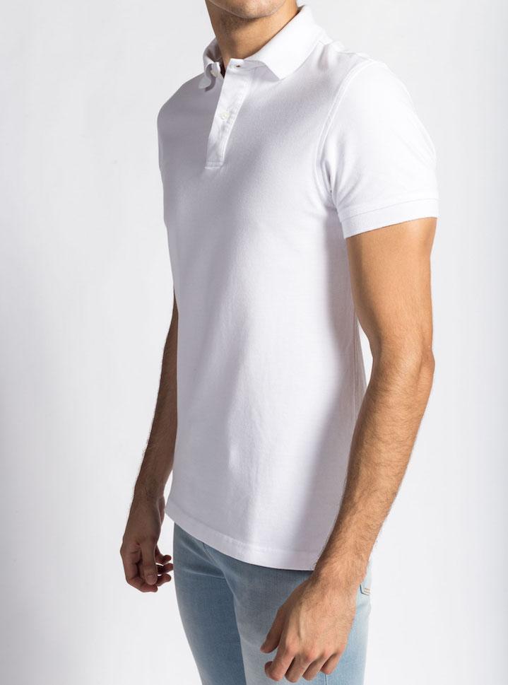 With or Without You Polo Shirt, Blanco